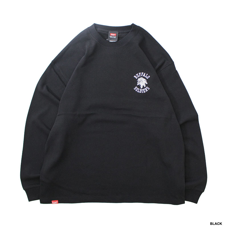 MAGNUM WEIGHT BS L/S T-SHIRT -EMBROIDERY-