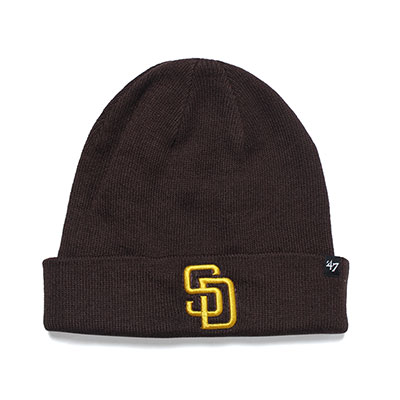 PADRES RAISED'47 CUFF KNIT -BROWN-