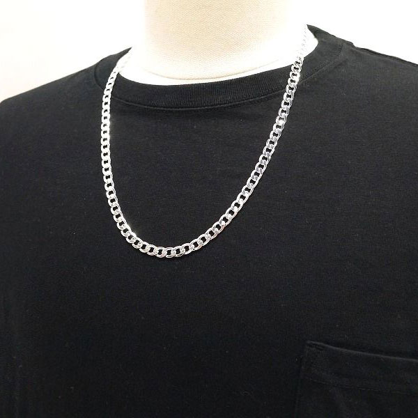 SILVER CHAIN 60cm -C-