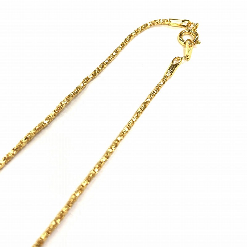 GOLD NECKLACE -60cm×0.2cm-