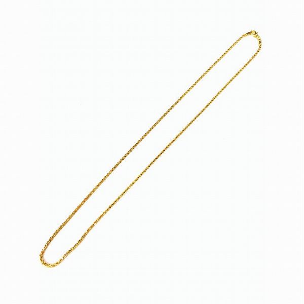 GOLD NECKLACE -60cm×0.15cm-