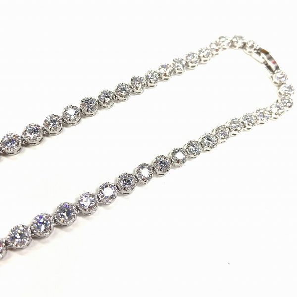 TENNIS NECKLACE -42cm×0.5cm-