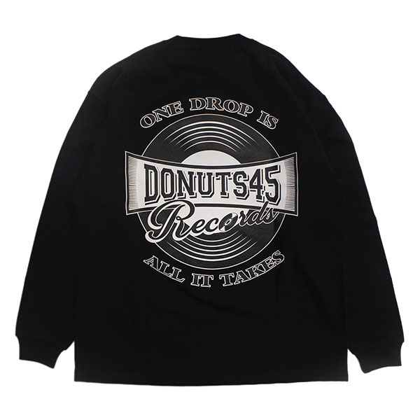 DONUTS 45(ドーナツフォーティーファイブ)/ MAGNUM WEIGHT RECORD L/S T-SHIRT