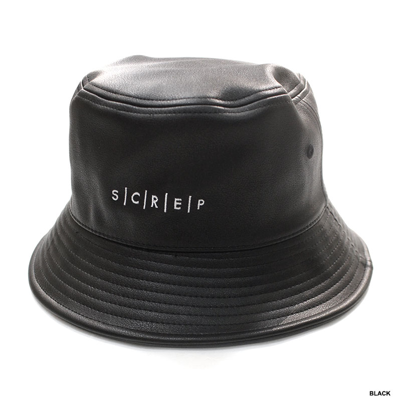 SCREP(スクレップ)/ S|C|R|E|P ECO LEATHER BUCKET HAT