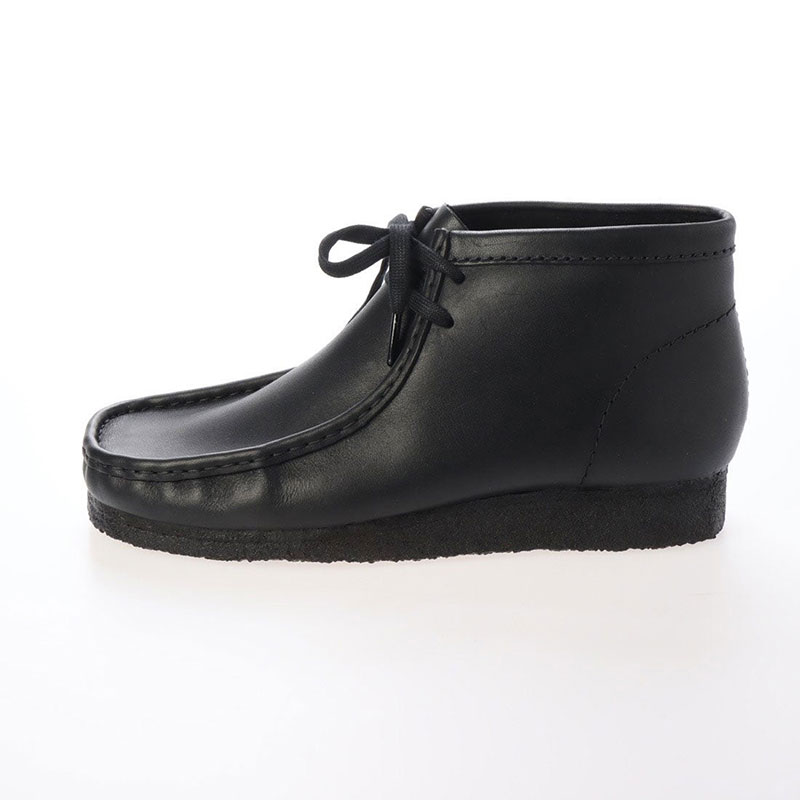 CLARKS(クラークス)/ Wallabee Boot -Black Lether-