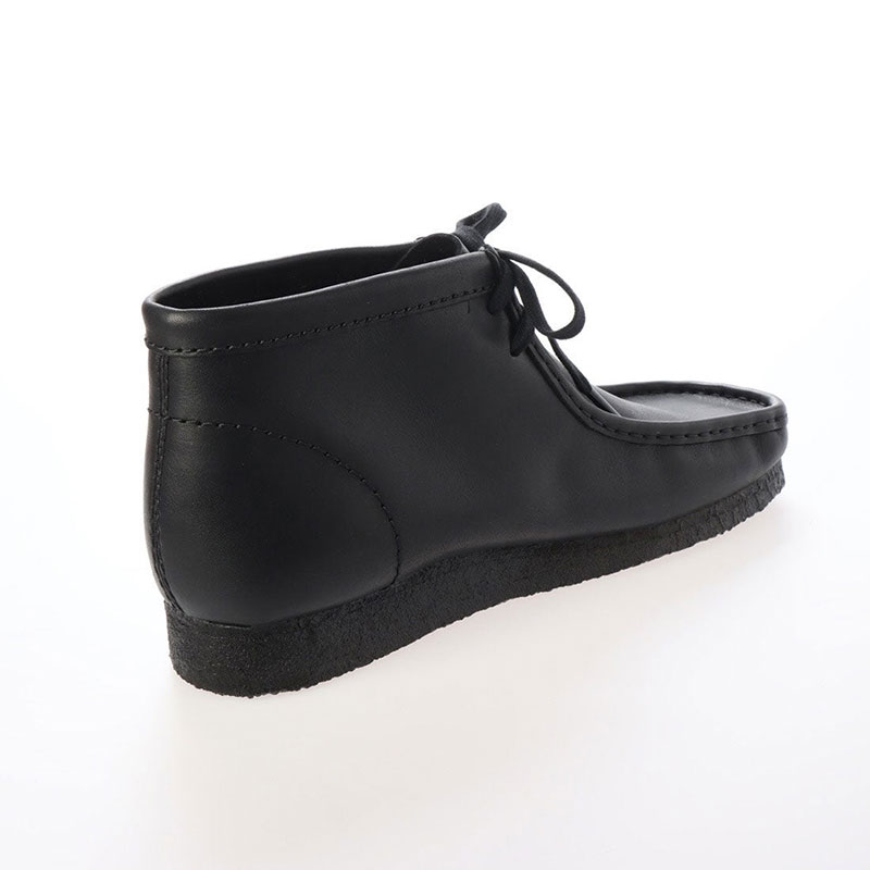 CLARKS(クラークス)/ Wallabee Boot -Black Lether-