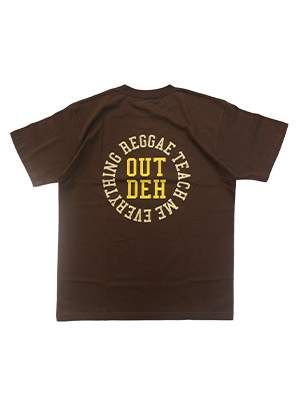 RTME/ OutDeh×RTME ANTHEM T-SHIRTS -BROWN-