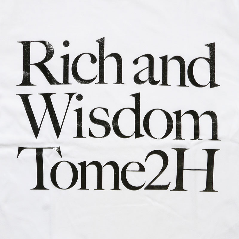 Tome2H(トミトエイチ)/ RICH AND WISDOM BIG T-SHIRT | ESP TRICKSTAR
