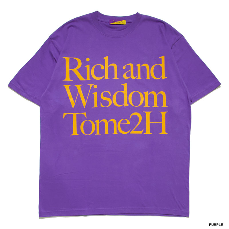 RICH AND WISDOM BIG T-SHIRT