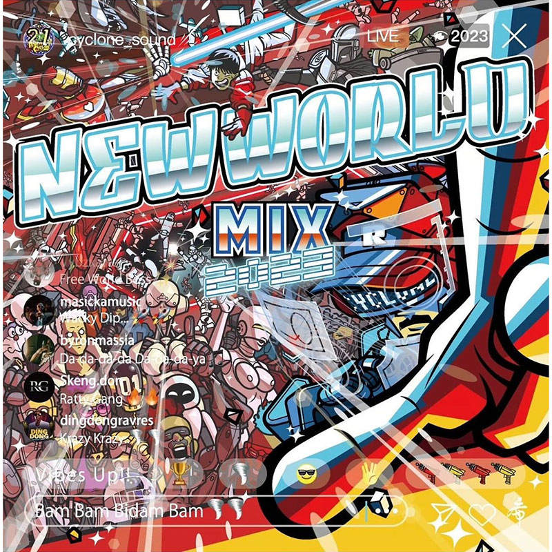【CD】NEW WORLD MIX 2023 -RODEM CYCLONE-