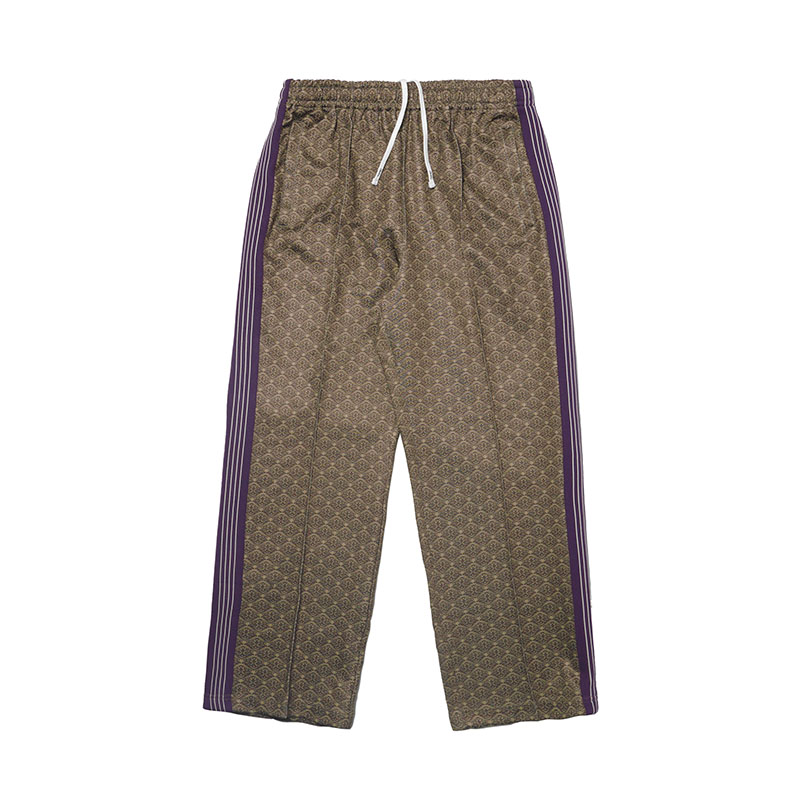 BATIK TRACK PANTS -BROWN-