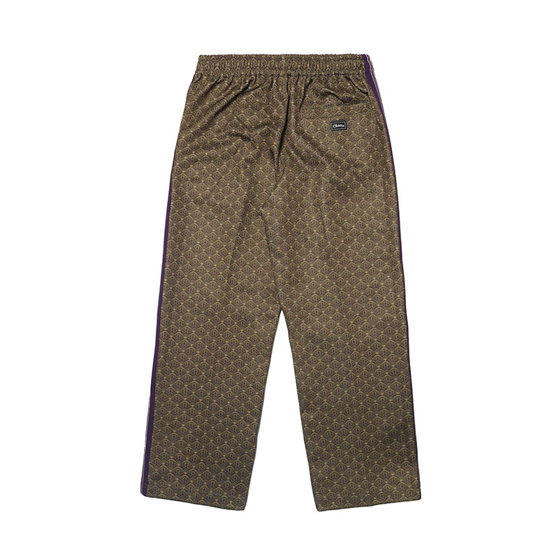 BATIK TRACK PANTS -BROWN-