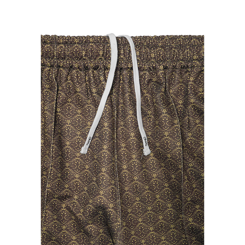 BATIK TRACK PANTS -BROWN-