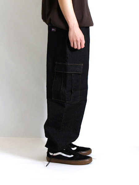 WT DENIM PANTS -BLACK-