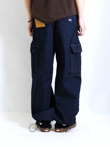 WT DENIM PANTS -NAVY-