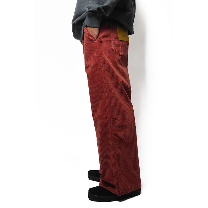 BAGGY CORDUROY PANTS -ORANGE-