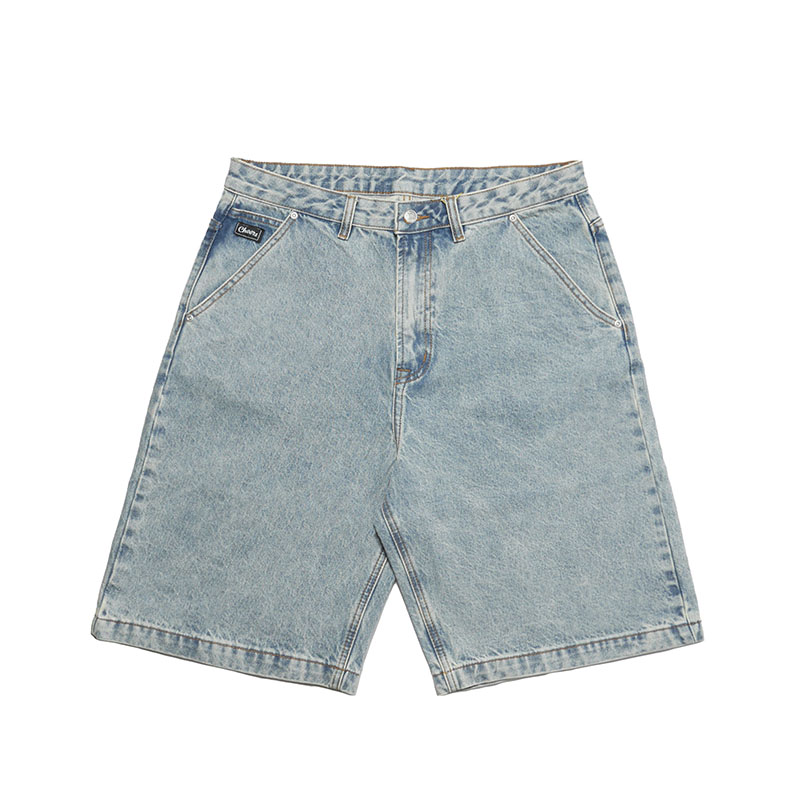 BIG DENIM SHORTS -USED.INDIGO-