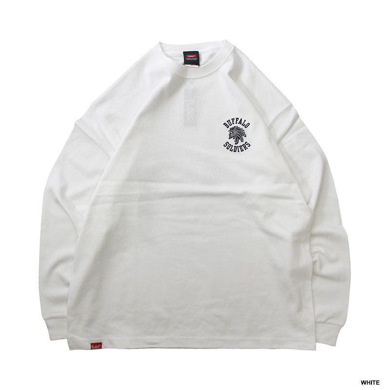 MAGNUM WEIGHT BS L/S T-SHIRT -EMBROIDERY-