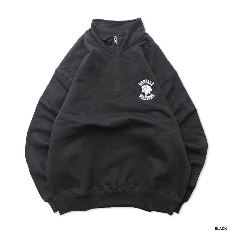 BS MAGNUM WEIGHT HALF ZIP SWEAT