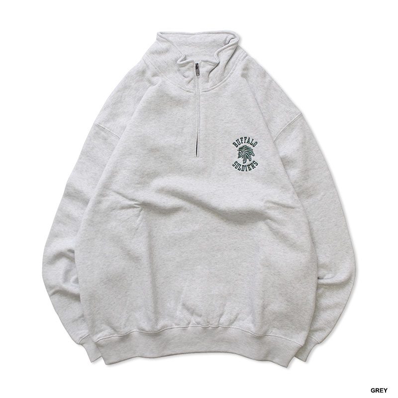 BS MAGNUM WEIGHT HALF ZIP SWEAT