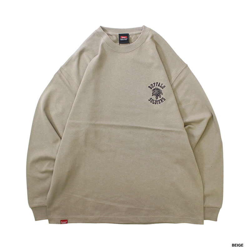 MAGNUM WEIGHT BS L/S T-SHIRT -EMBROIDERY-