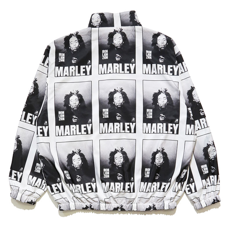 BOB MARLEY RV TRACK JACKET -BLACK/WHITE-