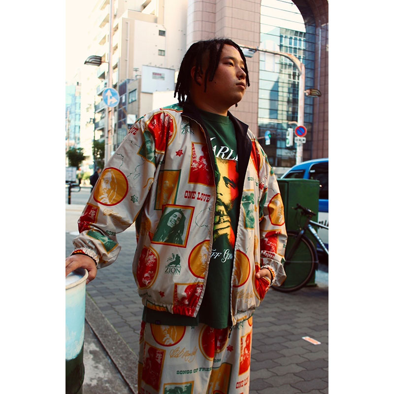 BOB MARLEY RV TRACK JACKET -MULTI-