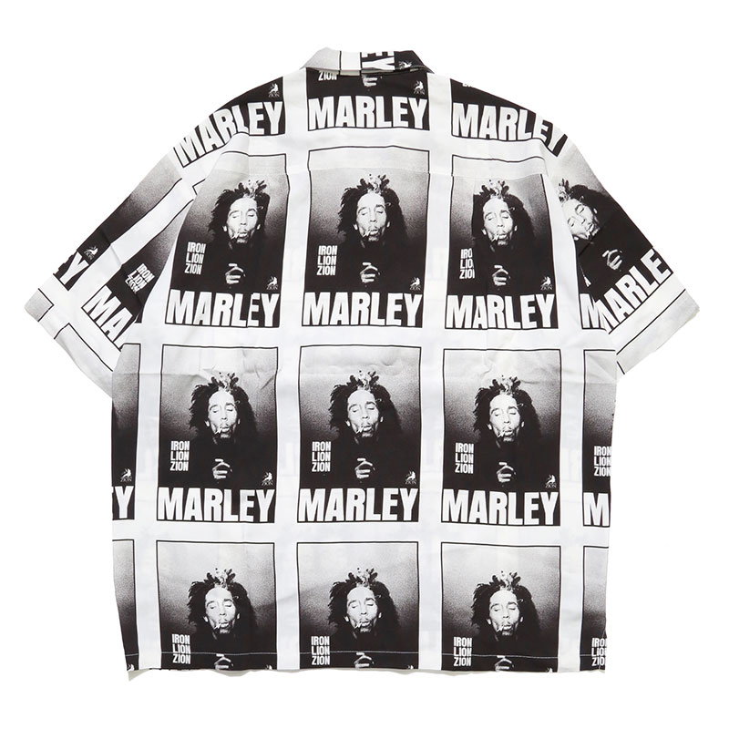 BOB MARLEY ALOHA SHIRTS -WHITE-