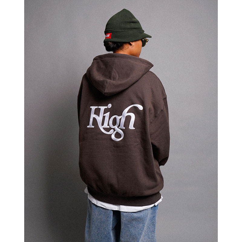 High Zip Hoodie