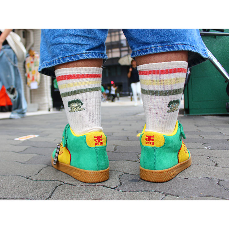 I PATH/ GRASSHOPPER -RASTA SUEDE-