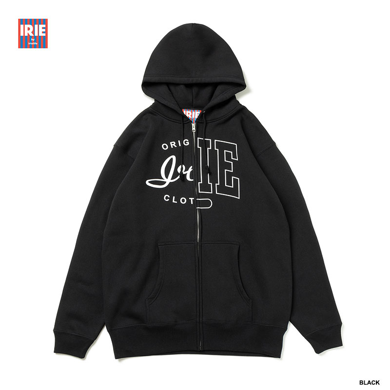 DOUBLE LOGO ZIP HOODIE