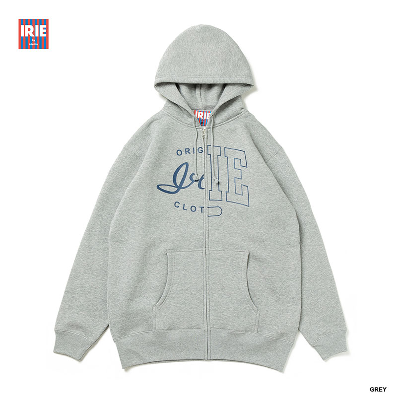 DOUBLE LOGO ZIP HOODIE