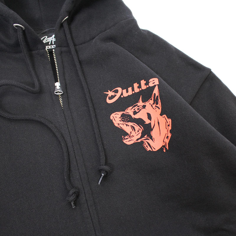 WOLF ZIP HOODIE