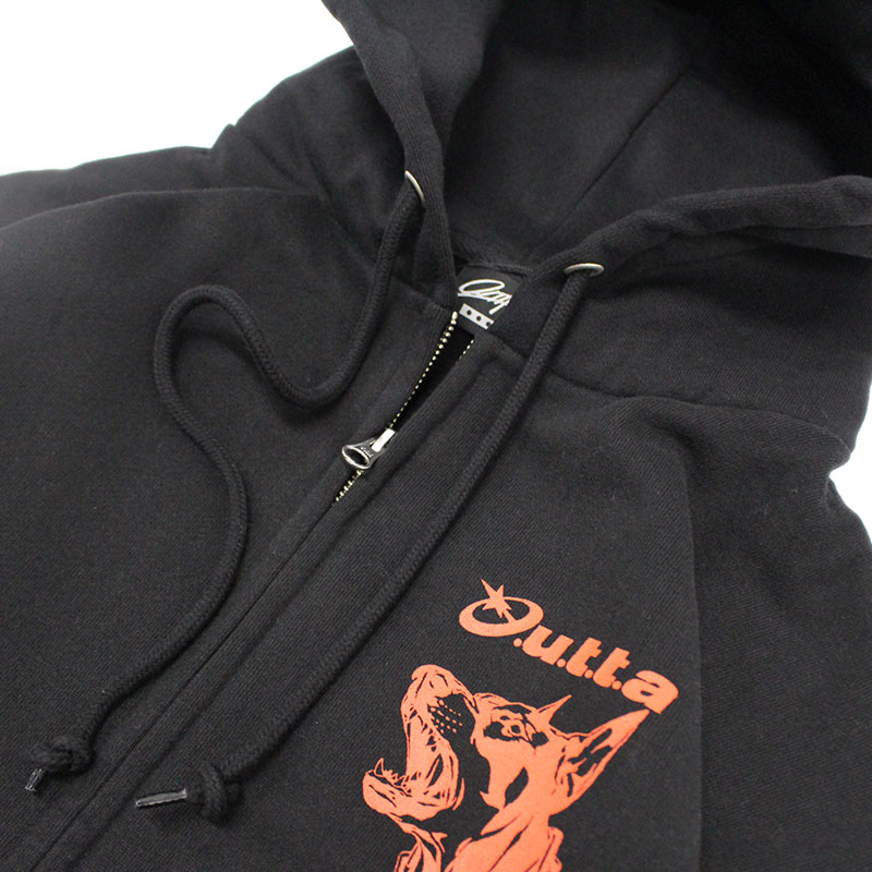 WOLF ZIP HOODIE