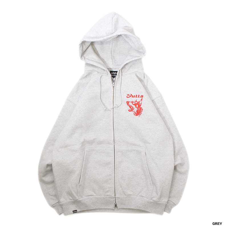 WOLF ZIP HOODIE