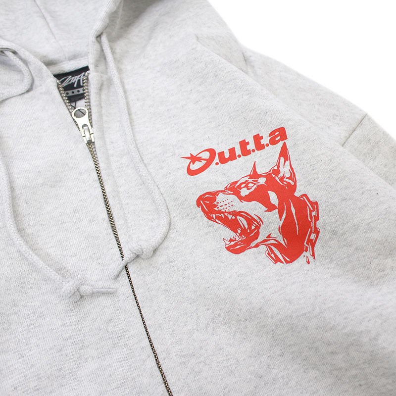 WOLF ZIP HOODIE