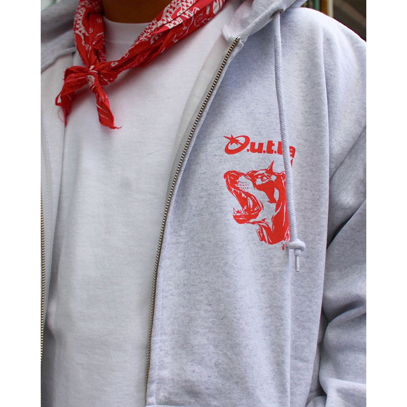 WOLF ZIP HOODIE