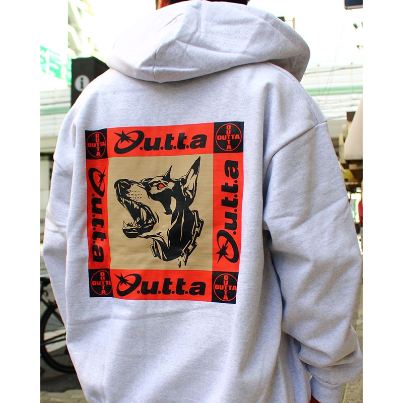 WOLF ZIP HOODIE