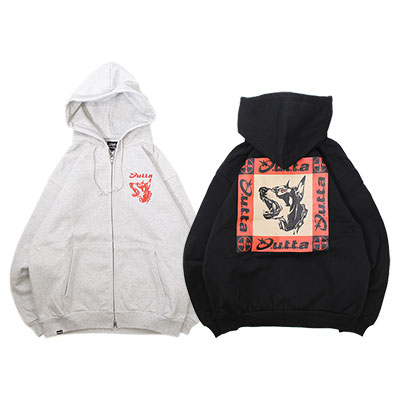 WOLF ZIP HOODIE