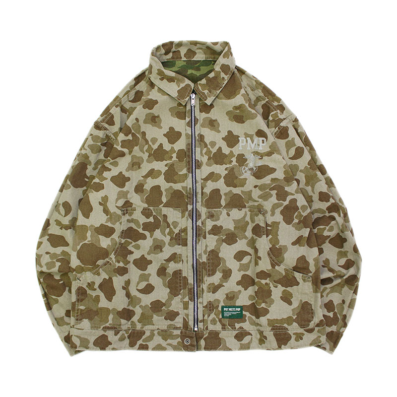 REVERSIBLE WORK JACKET -FROGSKIN CAMO-