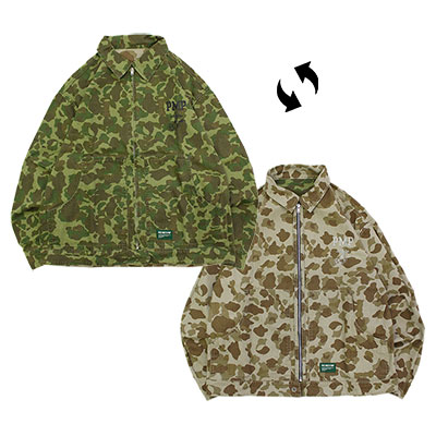 REVERSIBLE WORK JACKET -FROGSKIN CAMO-