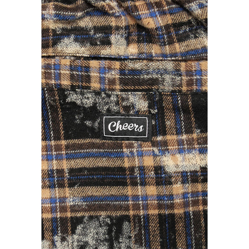 WT CHECK PANTS -BLACK-