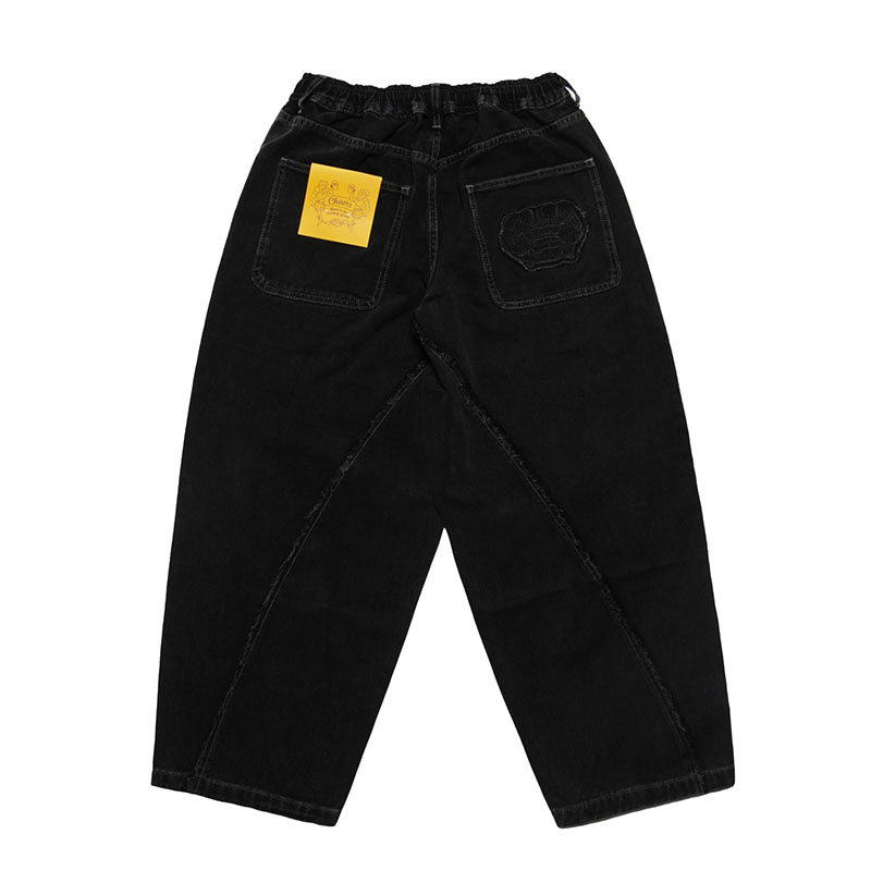 BL DENIM PANTS -W.BLACK-