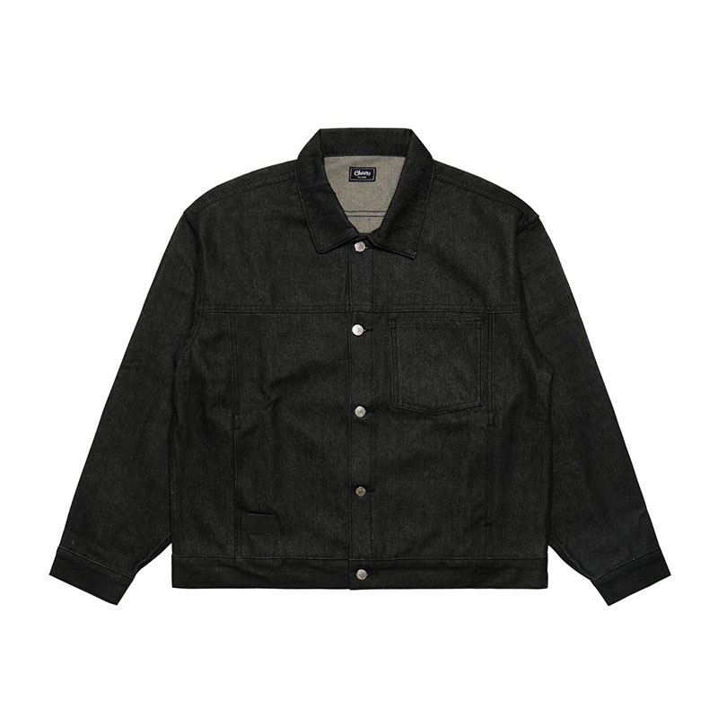 (R)DENIM JACKET -BLACK-