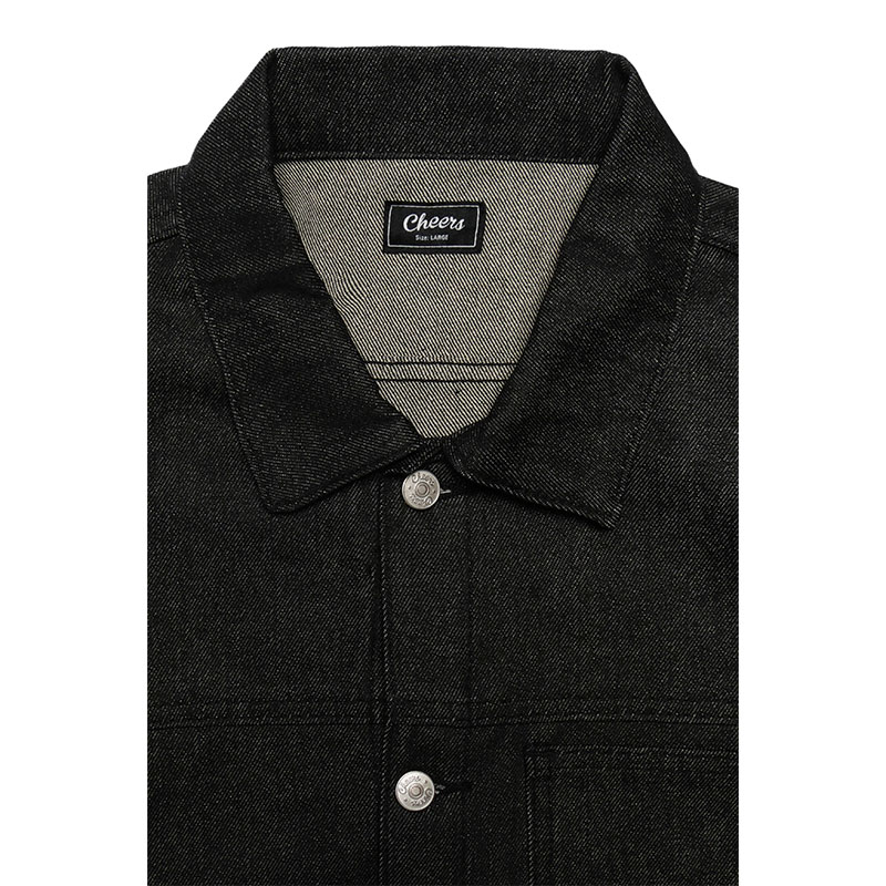 (R)DENIM JACKET -BLACK-