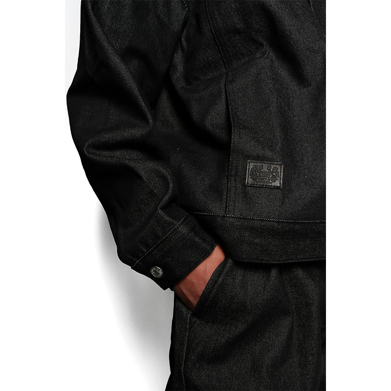 (R)DENIM JACKET -BLACK-