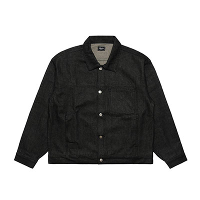 (R)DENIM JACKET -BLACK-