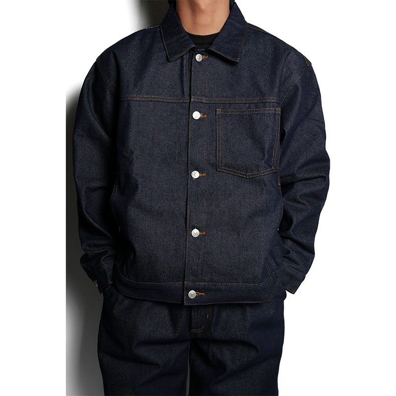 (R)DENIM JACKET -NAVY-
