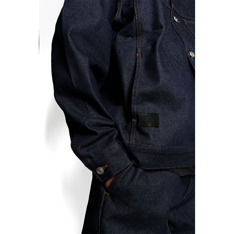 (R)DENIM JACKET -NAVY-