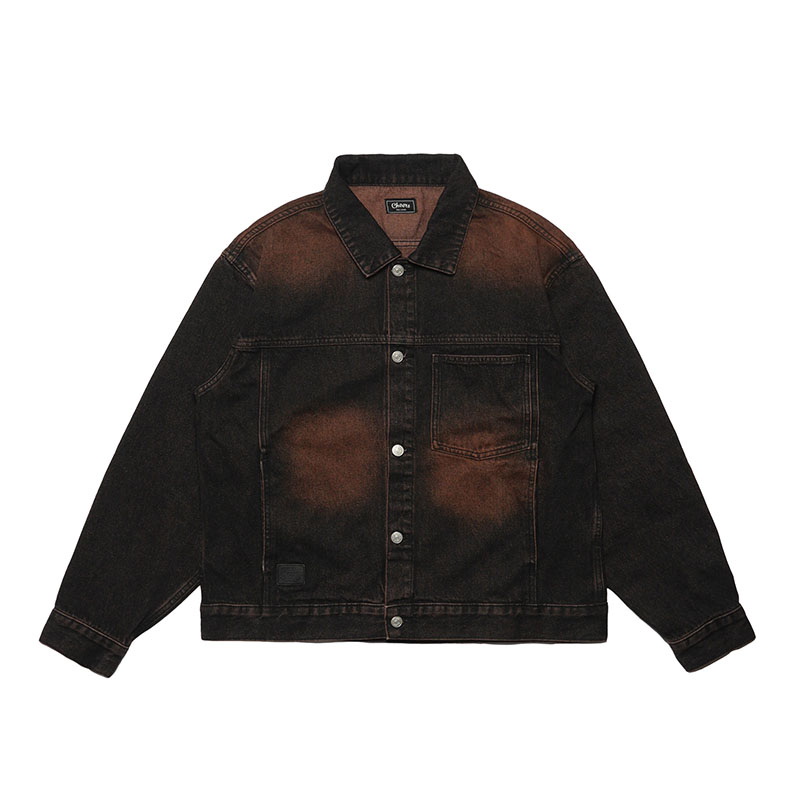 DENIM JKT -BLACK-